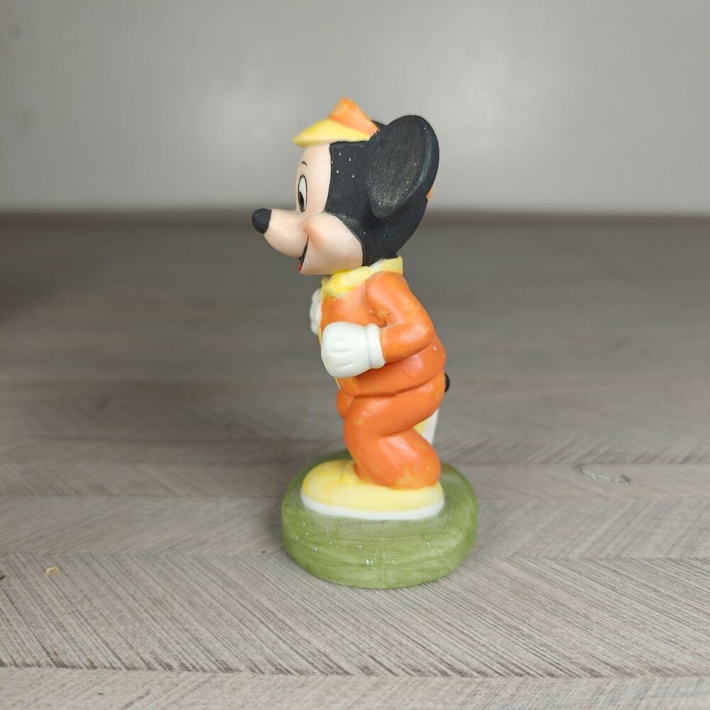 Vintage Walt Disney Productions Running Mickey Mouse Bisque Figurine - Picture 4 of 6